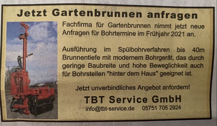 TBT Service GmbH - Tiefbohrtechnik
