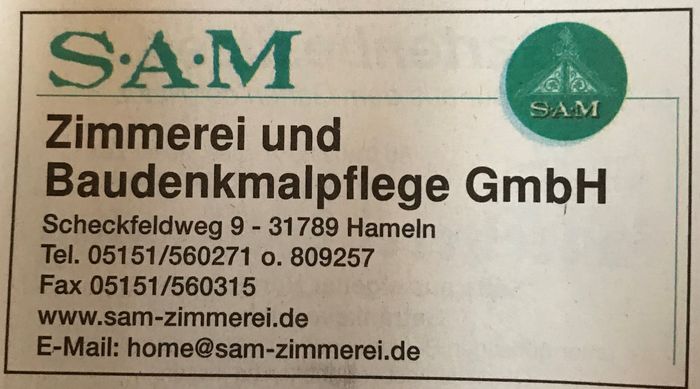 S-A-M Zimmerei und Baudenkmalpflege GmbH