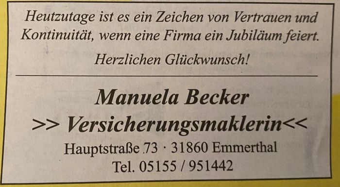 Manuela Becker - Versicherungsmaklerin