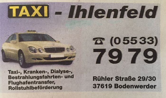 Ihlenfeld Ulrich Taxi