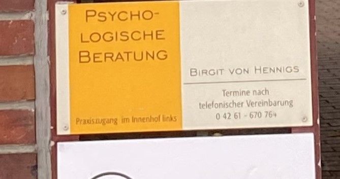 Birgit von Hennigs - Psychologische Beratung
