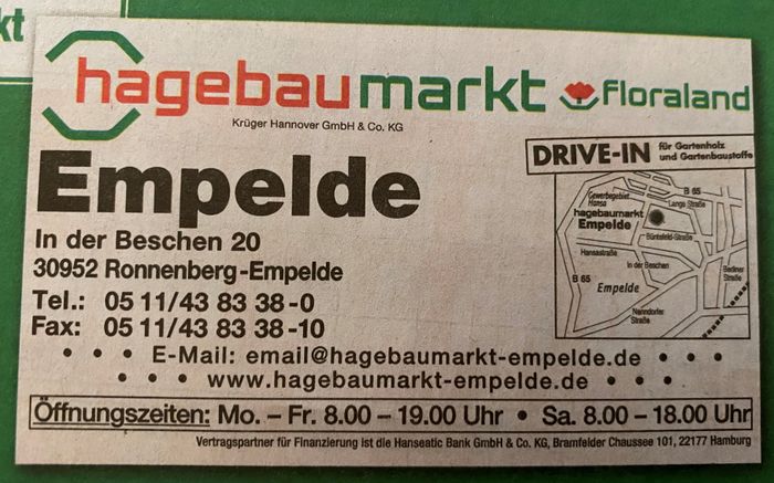 Hagebaumarkt Empelde