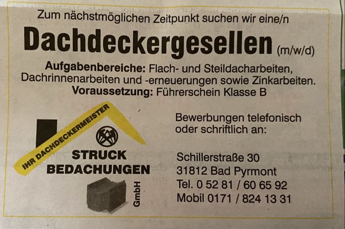 Struck Bedachungen GmbH Dachdeckerei