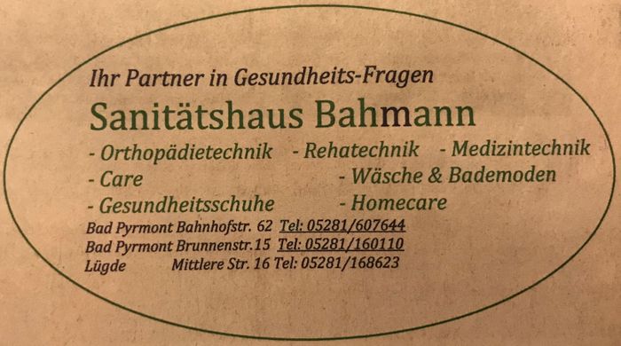 Sanitätshaus Bahmann