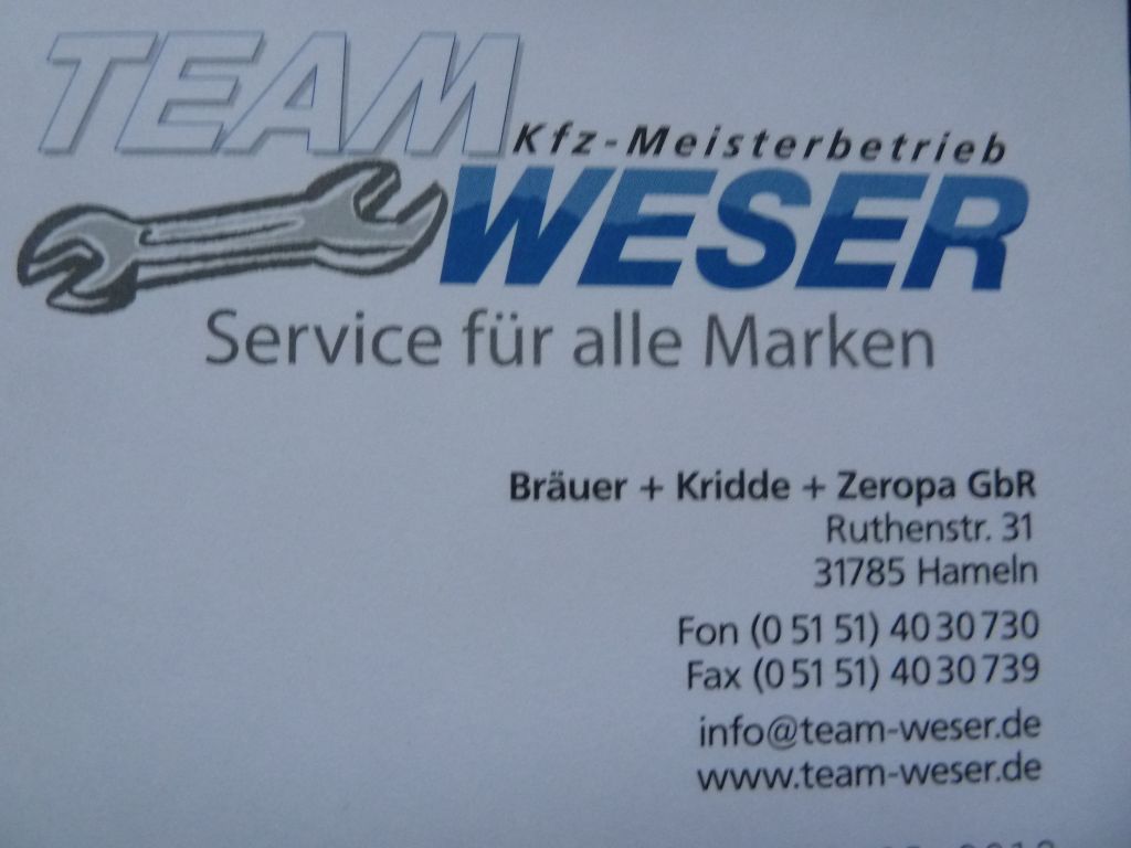 Nutzerfoto 1 Team Weser Bräuer + Kridde + Zeropa GbR KFZ-Meisterbetrieb