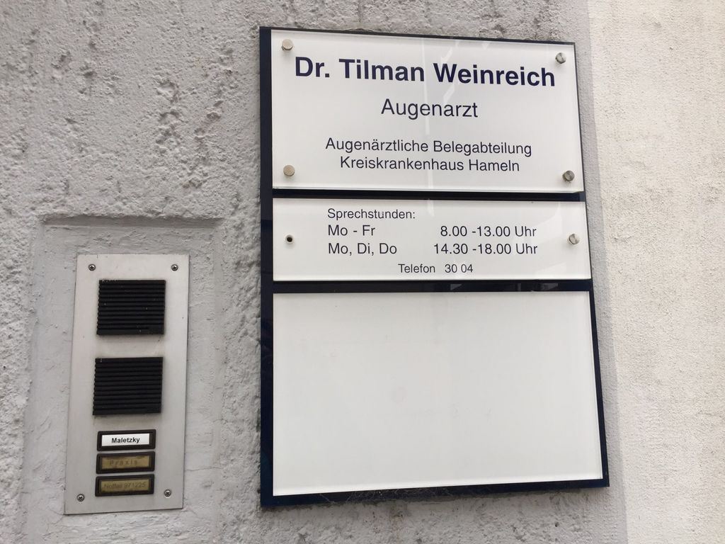 Nutzerfoto 5 Weinreich Tilman Dr. med Augenarzt
