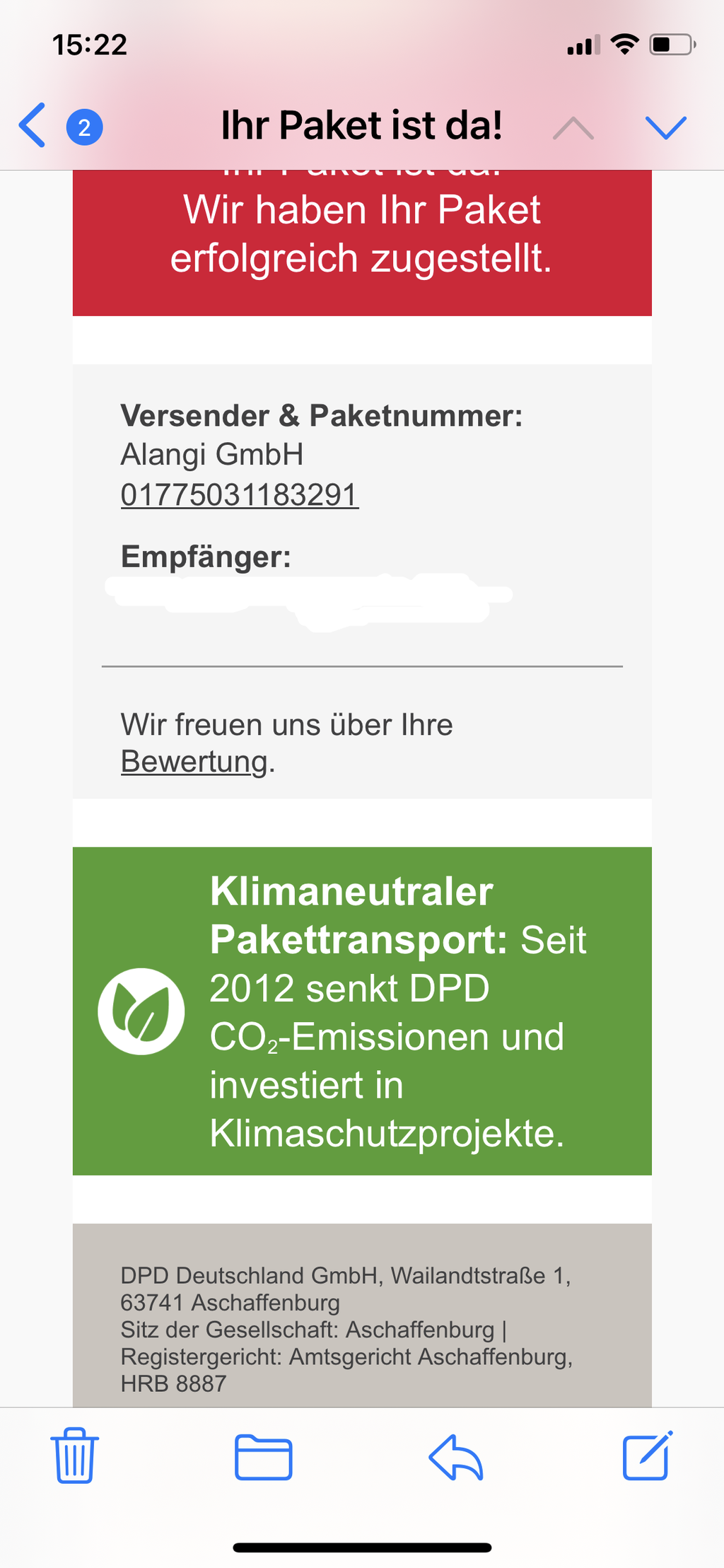 Nutzerfoto 2 DELICom DPD Deutscher Paket Dienst GmbH & Co. KG