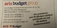 Nutzerfoto 1 AVIS Autovermietung GmbH & Co. KG Agentur Wittköpper