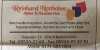 Nutzerfoto 1 Nottbohm Reinhard Maler- & Hausservice