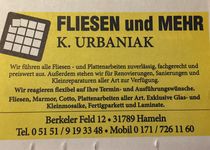 Bild zu Urbaniak Klaus - Fliesen und mehr!