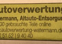 Bild zu Autoverwertung Watermann e. K.