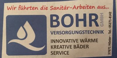 Versorgungstecknik Bohr in Höxter