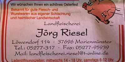 Landfleischerei Jörg Riesel in Marienmünster