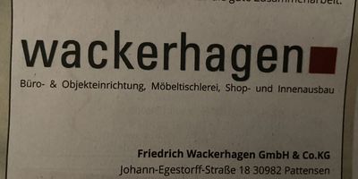 Tischlerei Friedrich Wackerhagen GmbH + Co. KG in Pattensen