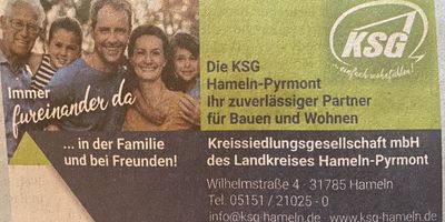 KSG Kreissiedlungsgesellschaft des Landkreises Hameln-Pyrmont mbH in Hameln