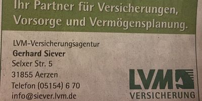 LVM Versicherung Gerhard Siever - Versicherungsagentur in Aerzen