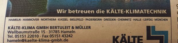 Bild zu Kälte-Klima GmbH Bertuleit & Müller