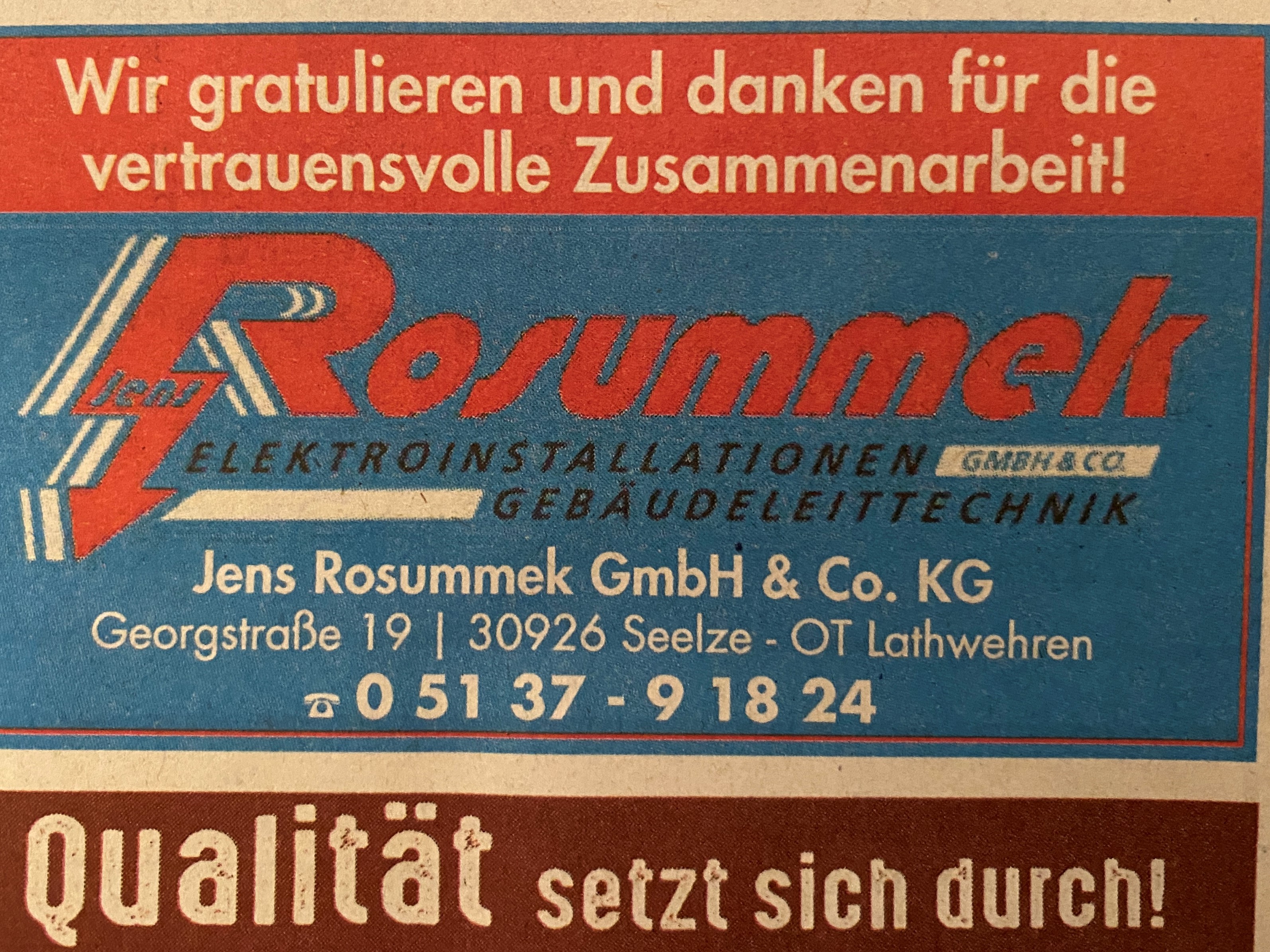 Bild 1 Rosummek Elektroinst. u. Gebäudeleittech. GmbH & Co. KG in Seelze