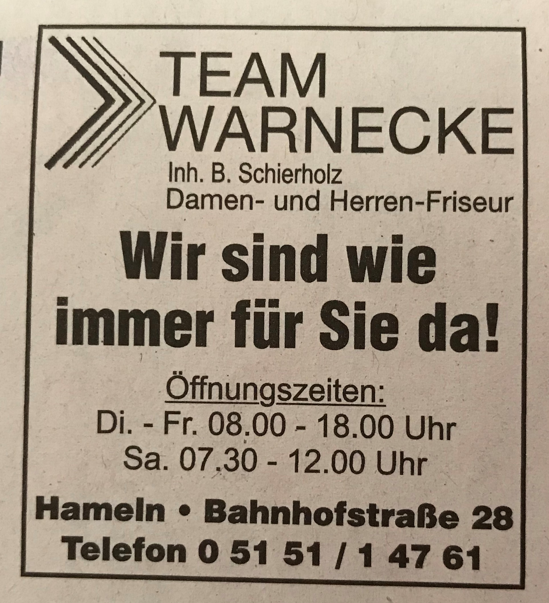 Bild 2 Team Warnecke in Hameln