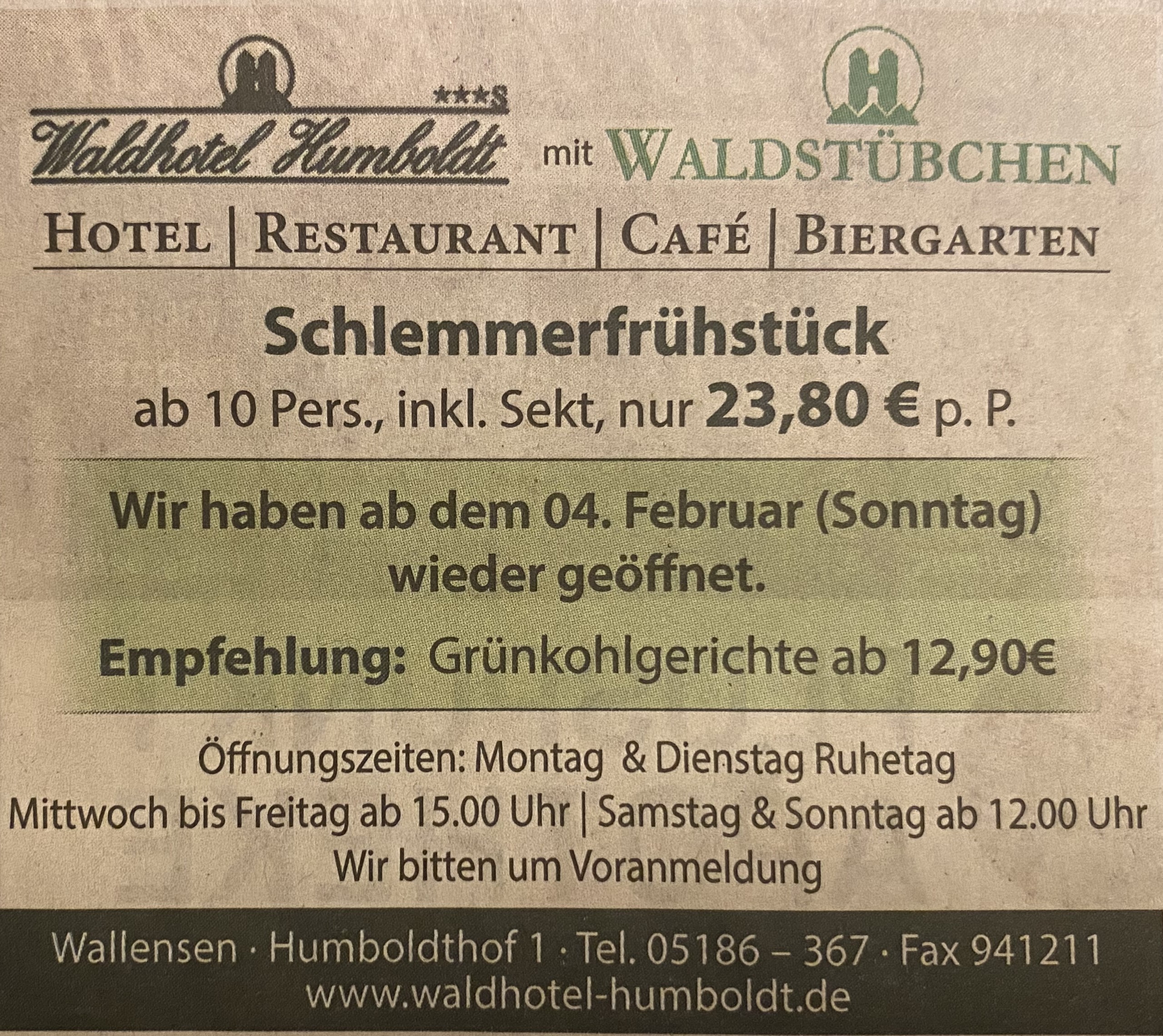 Bild 1 Waldhotel Humboldt in Salzhemmendorf