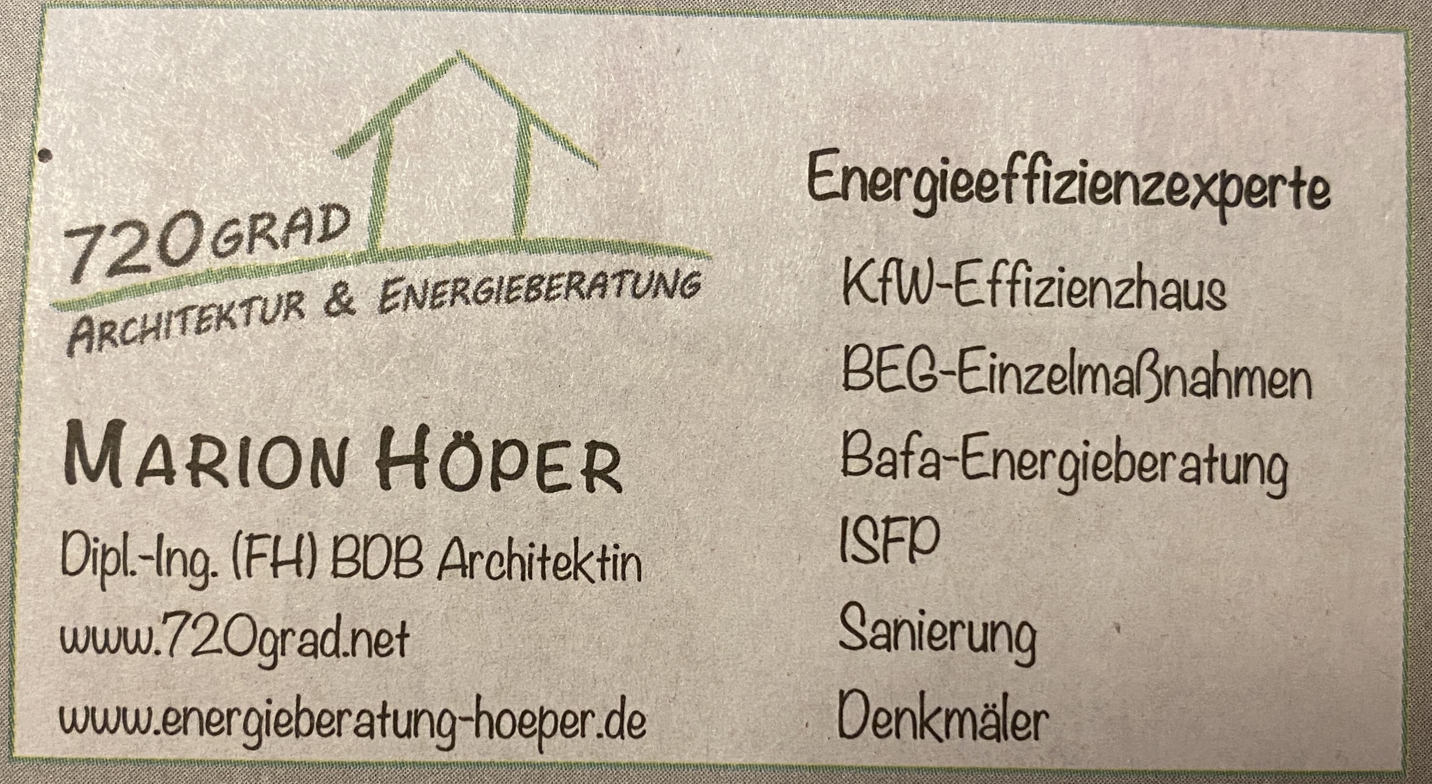 Bild 1 720 Grad Architektur & Energieberatung - Marion Höper in Holzminden