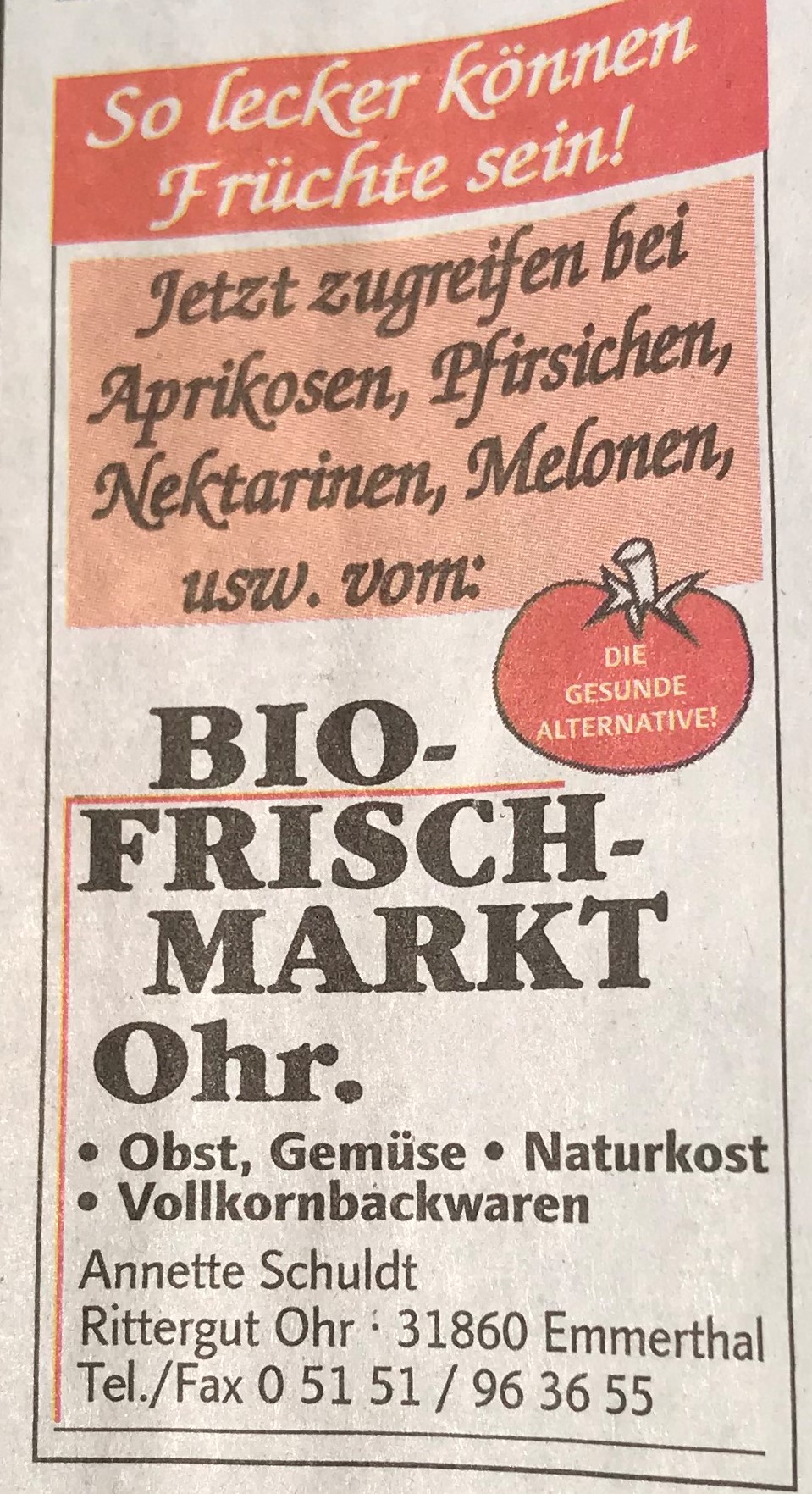 Bild 3 Bio Frischmarkt-Ohr, A. Schuldt in Emmerthal