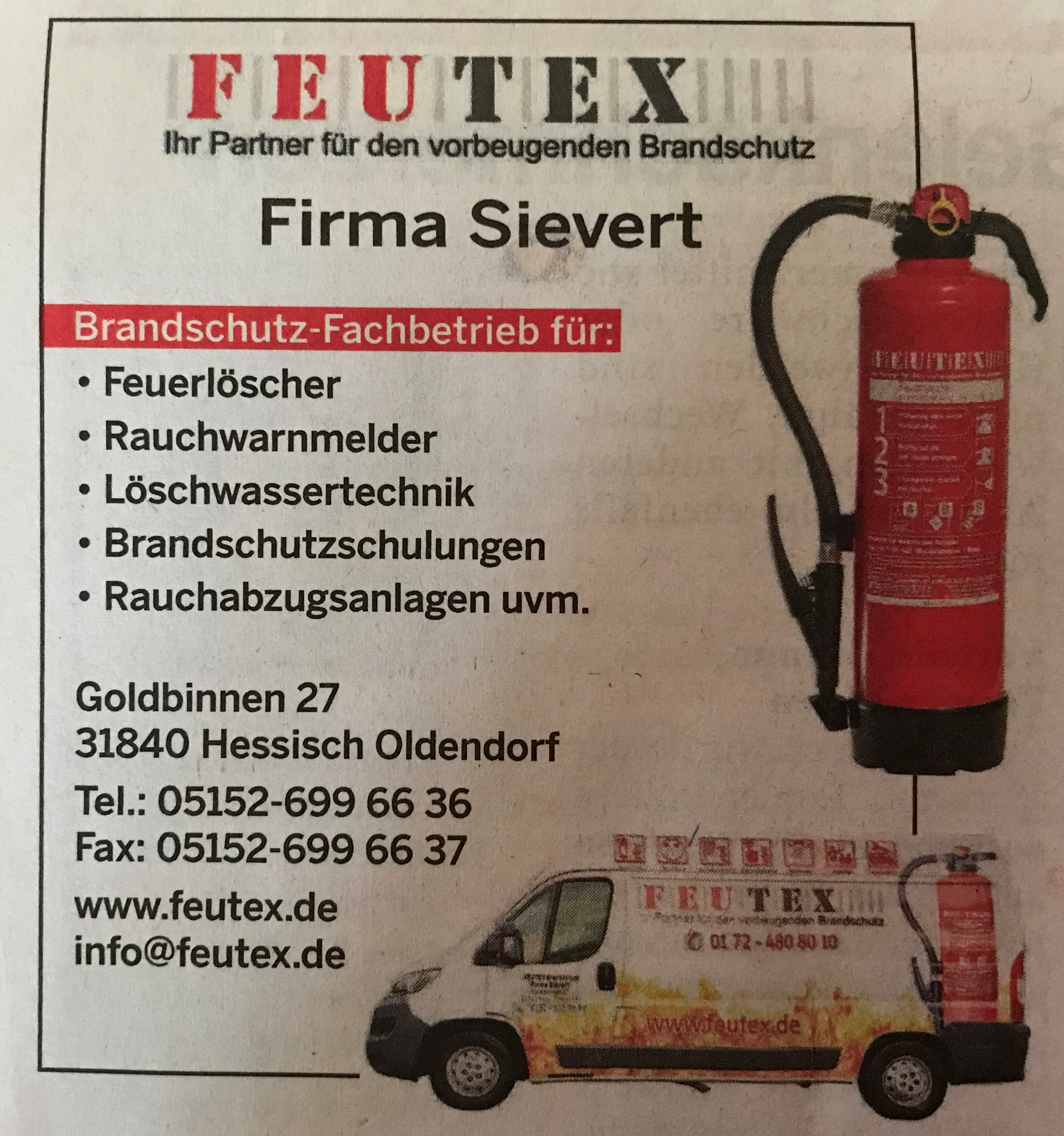 Bild 1 Feutex - Firma Sievert in Hessisch Oldendorf