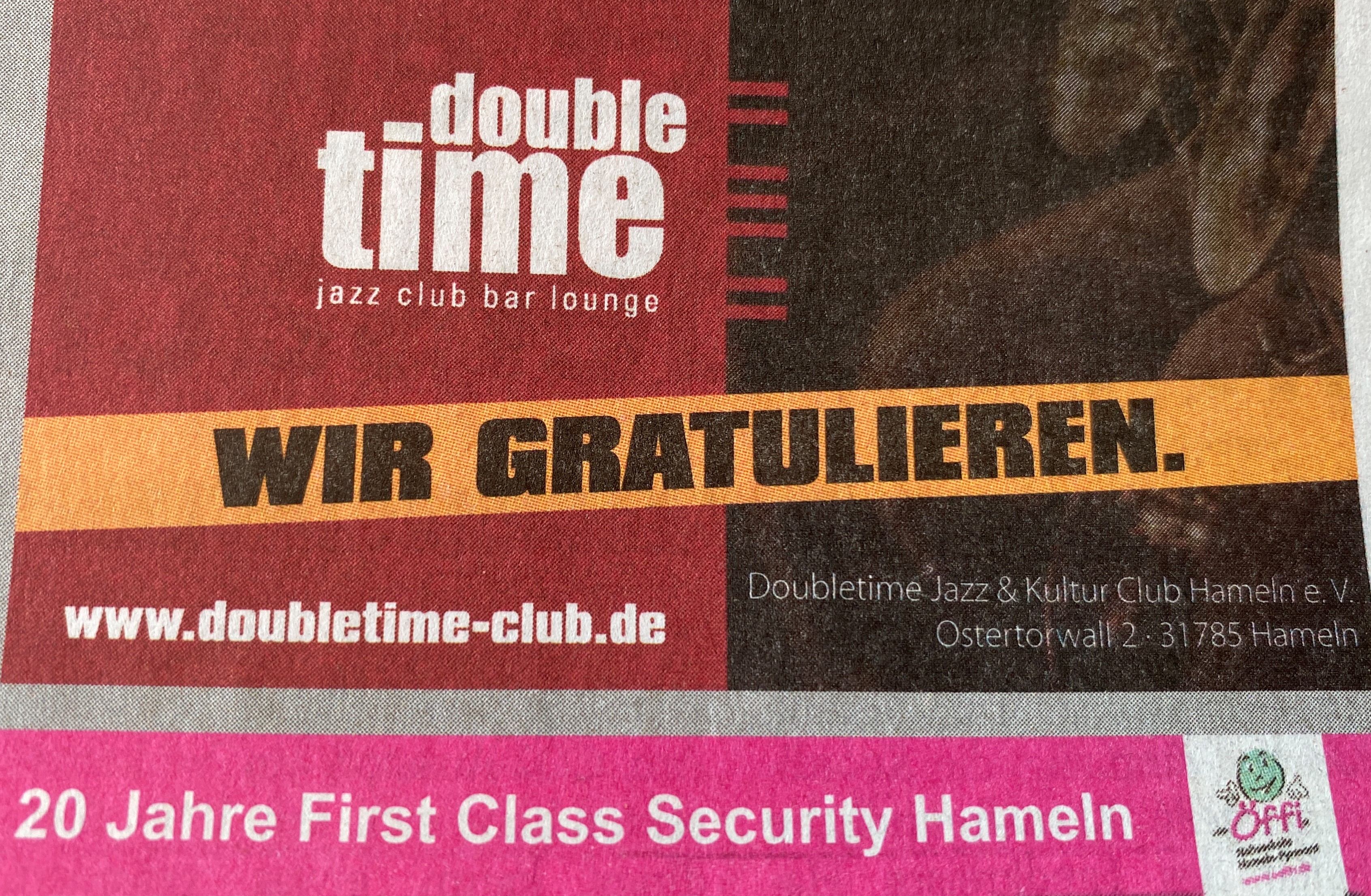 Bild 1 Doubletime Jazz & Kultur Club in Hameln