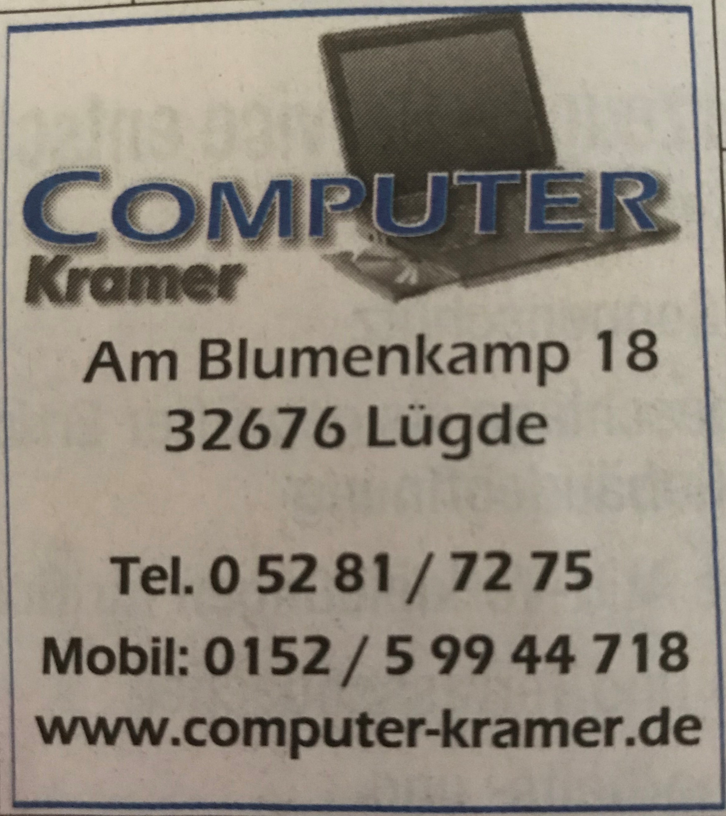 Bild 2 Computer Kramer in Lügde