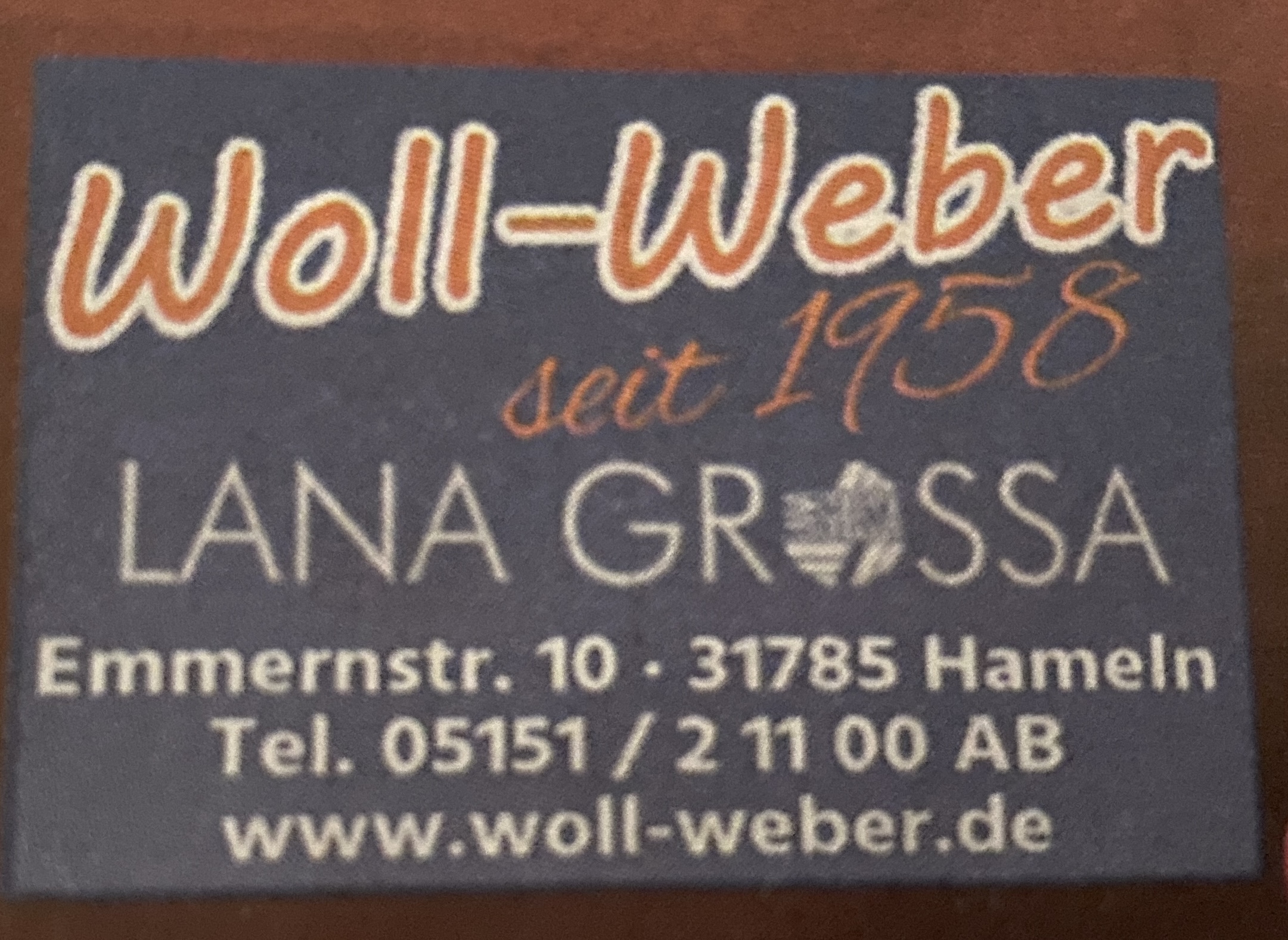 Bild 1 Woll-Weber KG in Hameln