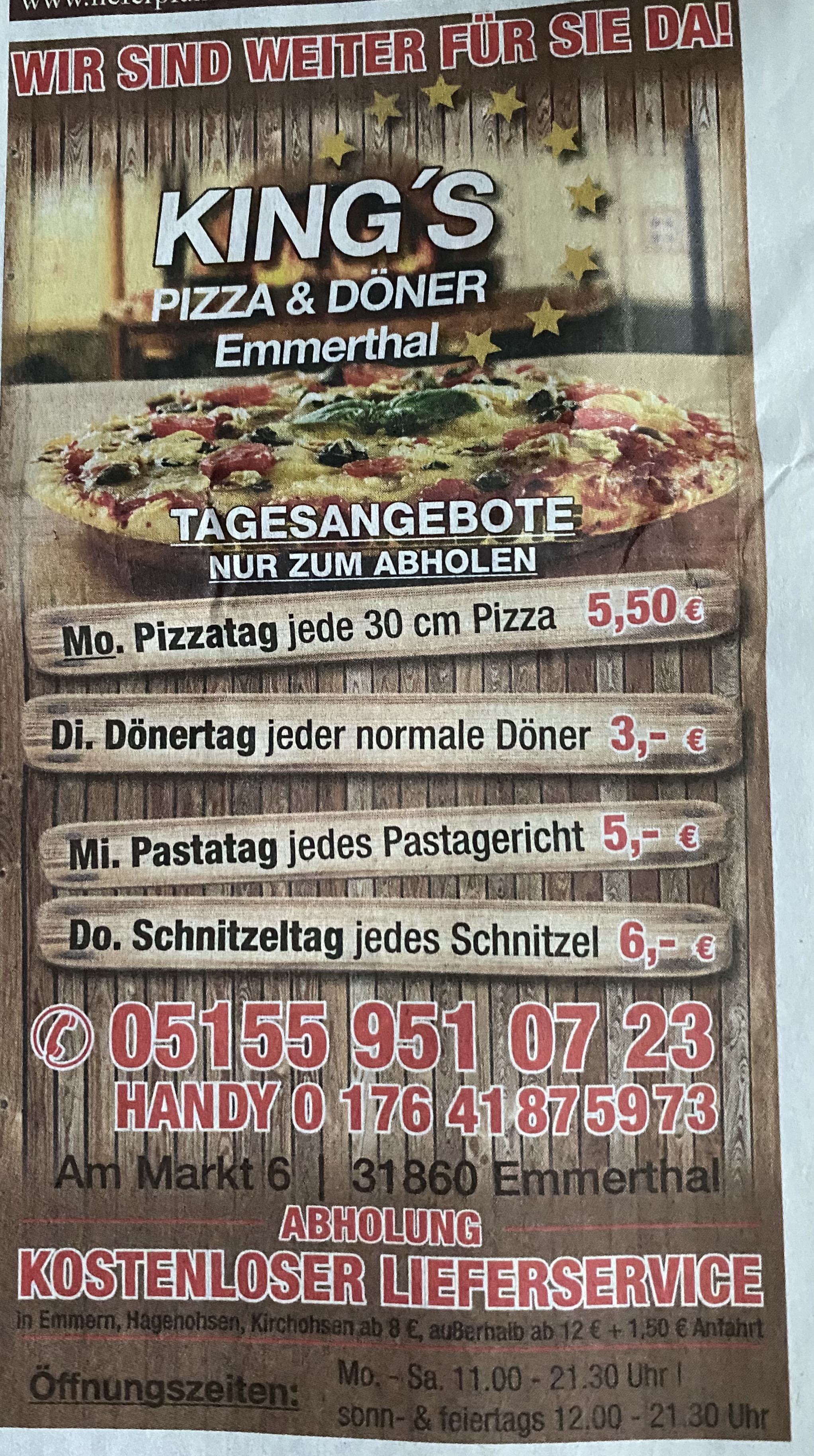 Bild 13 King's Pizza & Döner in Emmerthal