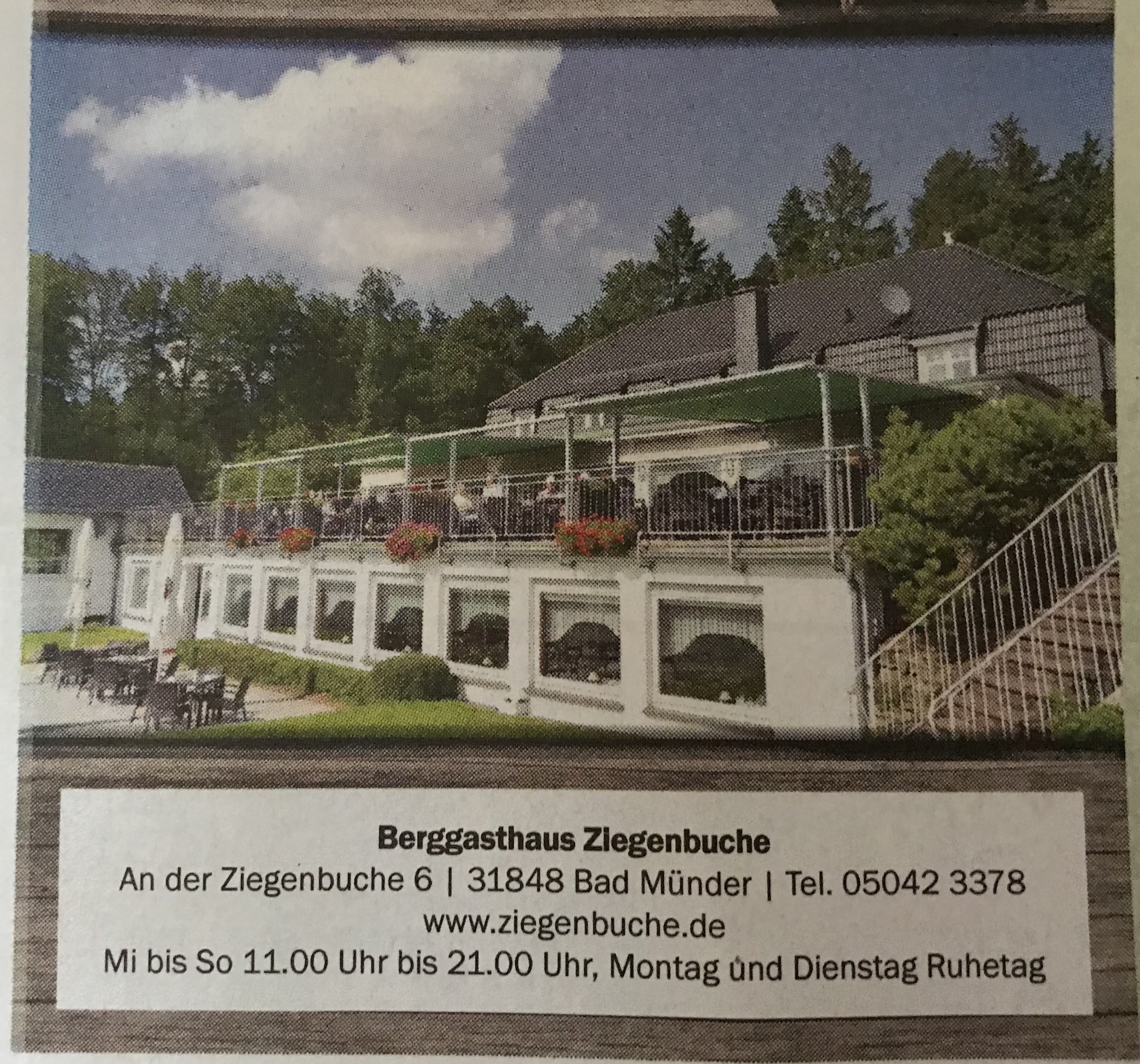Bild 1 Berggasthaus Ziegenbuche OHG in Bad Münder