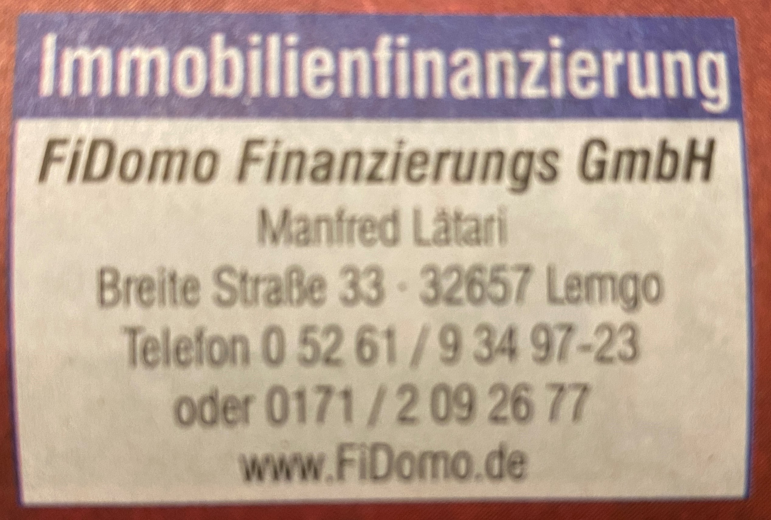Bild 2 FiDomo Dienstleistungen in Lemgo