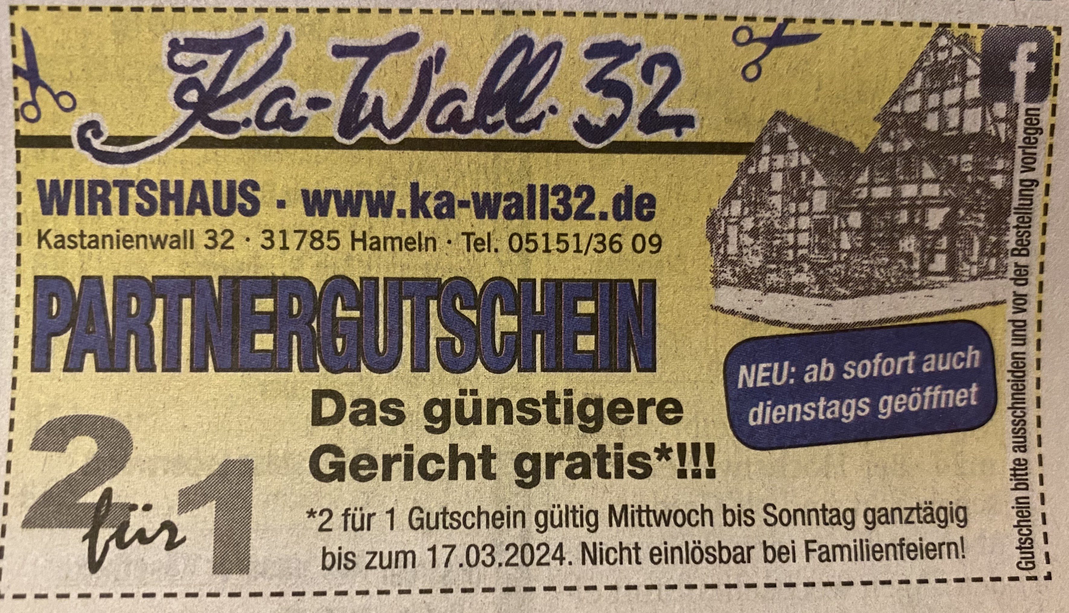 Bild 1 Wirtshaus Ka-Wall 32, Buchtmann Iris in Hameln
