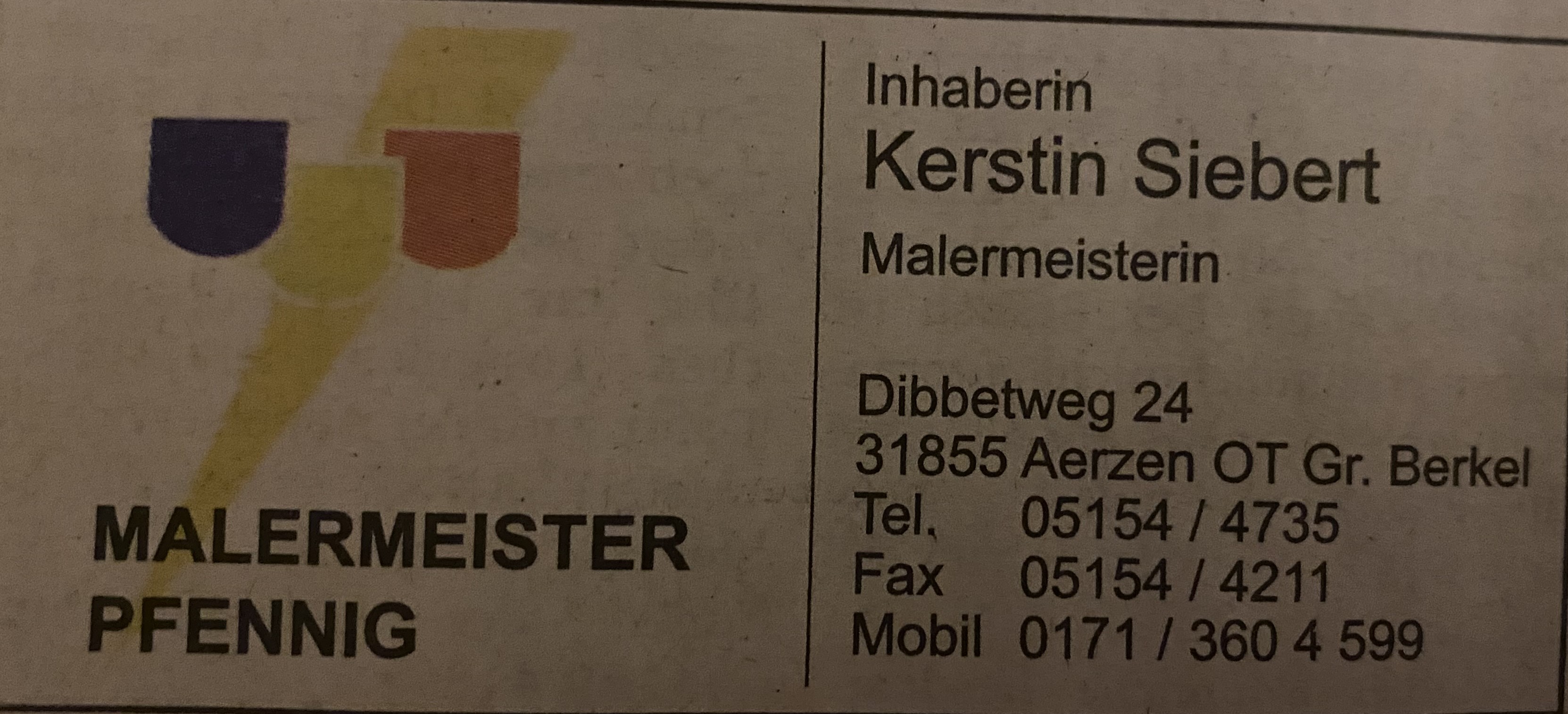 Bild 1 Pfennig Malermeister Inh. Kerstin Siebert Malermeisterbetrieb in Aerzen