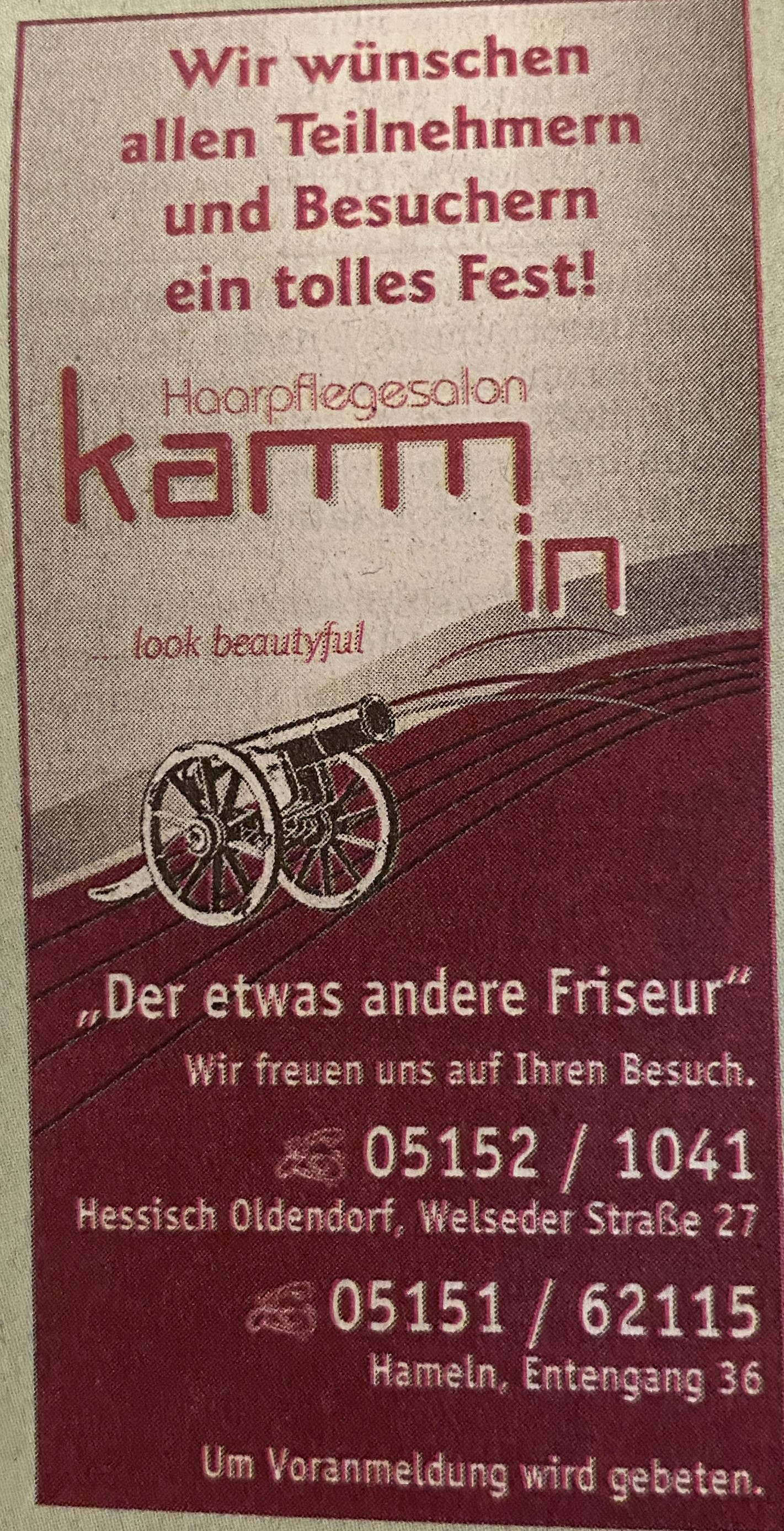Bild 1 Haarpflegesalon Kamm in in Hessisch Oldendorf