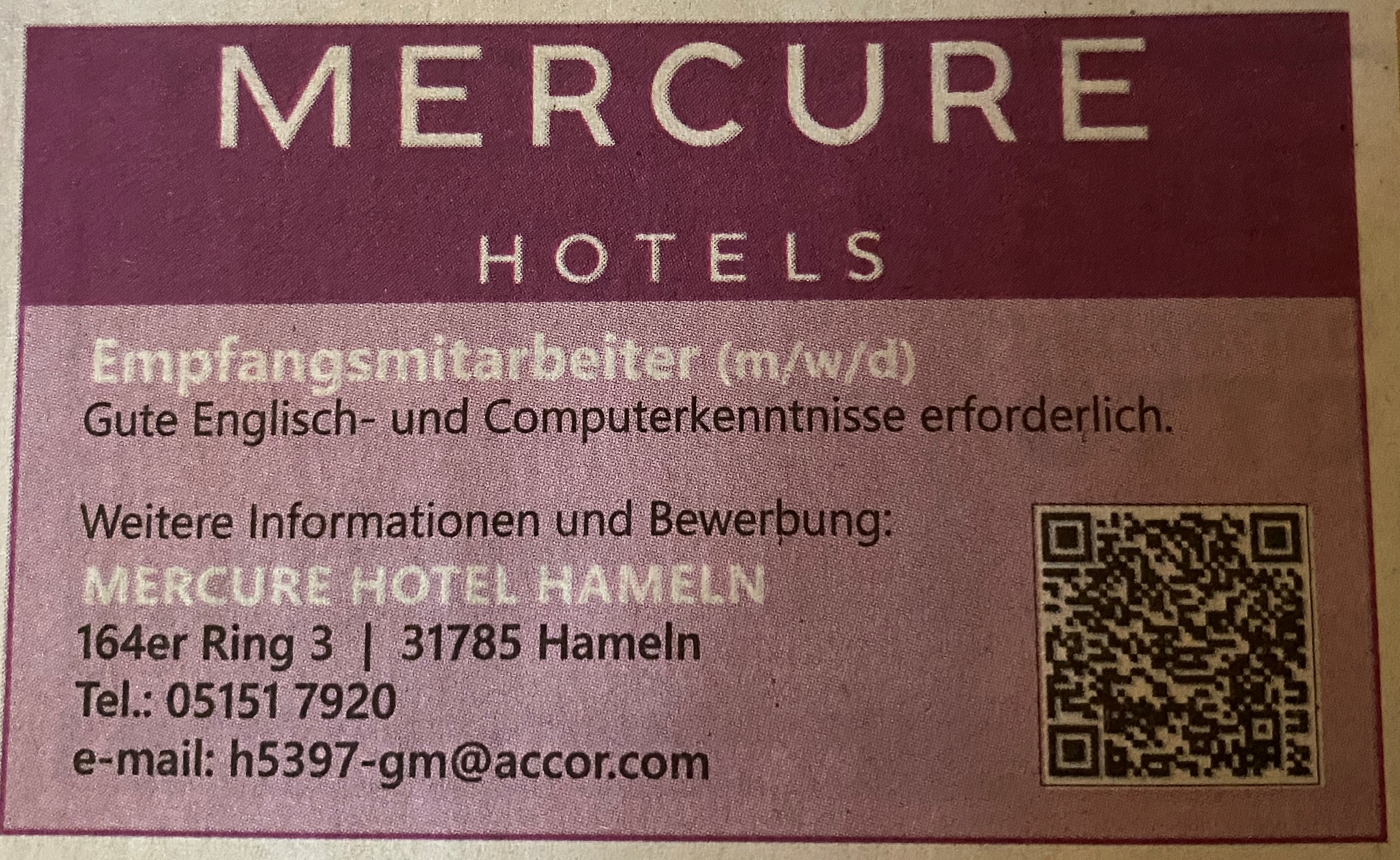 Bild 1 Mercure Hotel Hameln in Hameln
