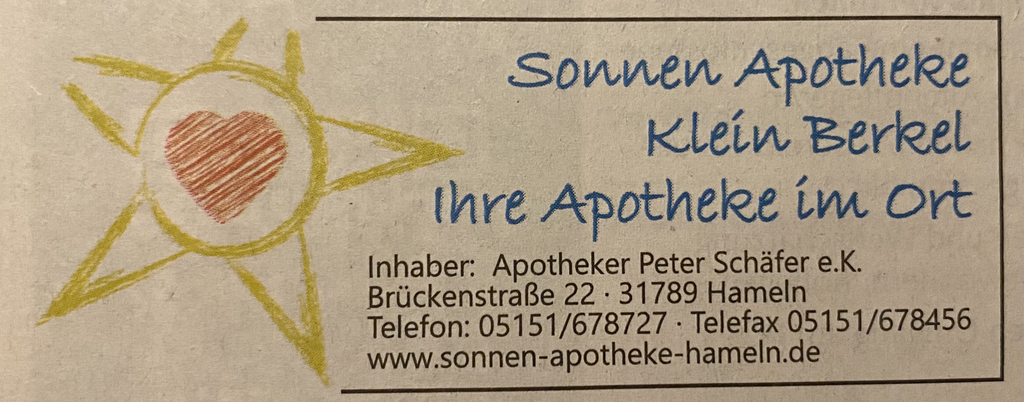 Bild 1 Sonnen-Apotheke Inh. Ehrenfried Lucke in Hameln