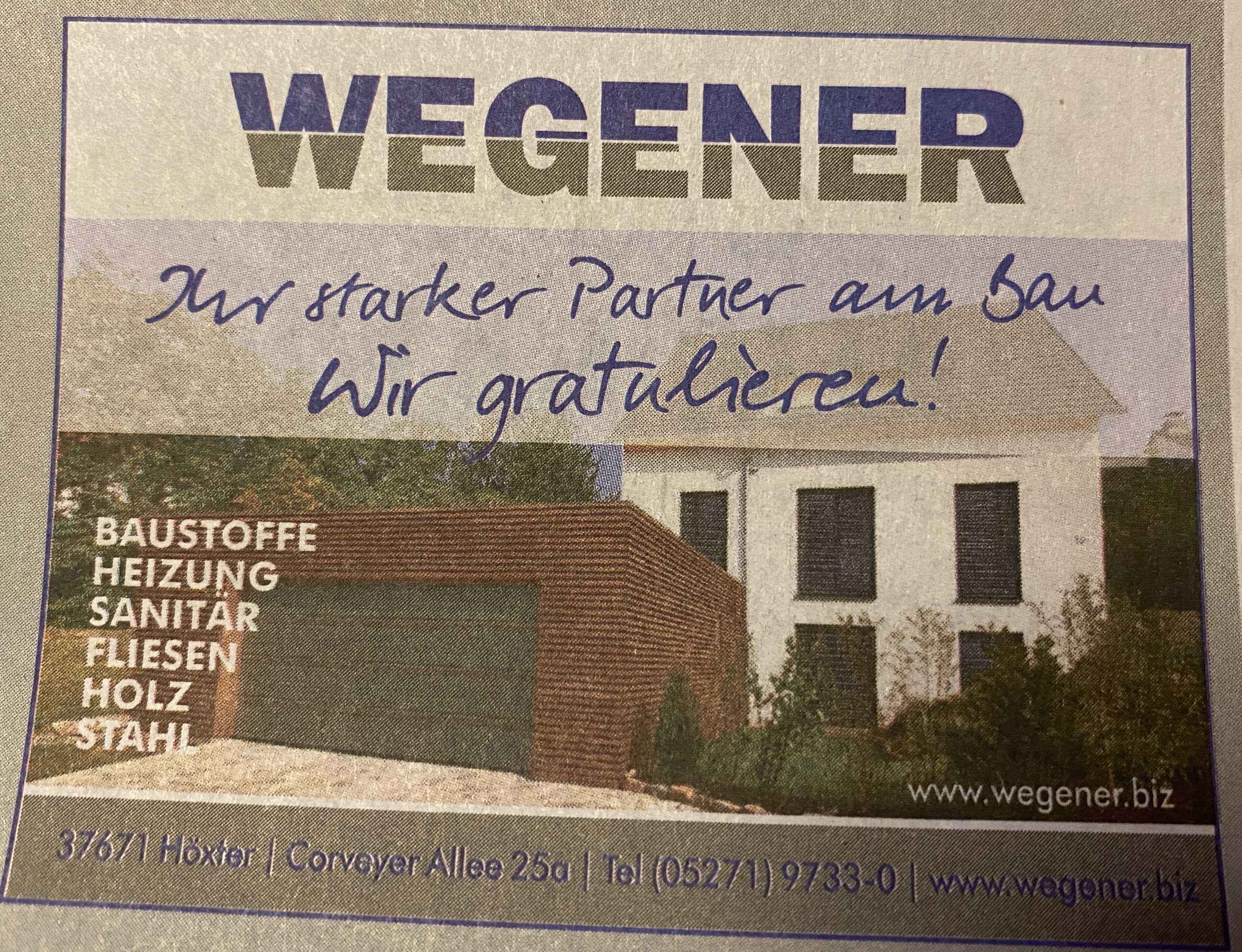Bild 1 Wegener GmbH & Co. KG in Höxter
