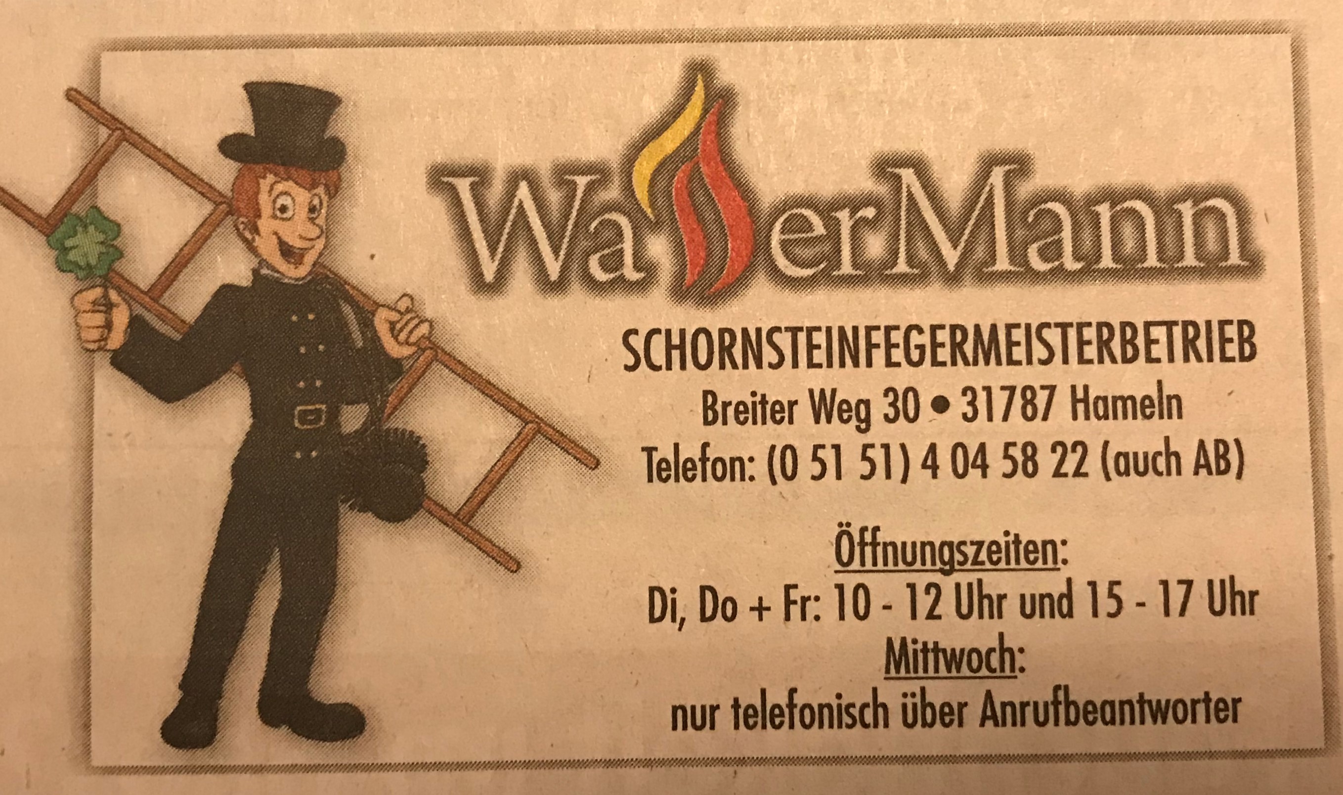 Bild 1 Wassermann in Hameln