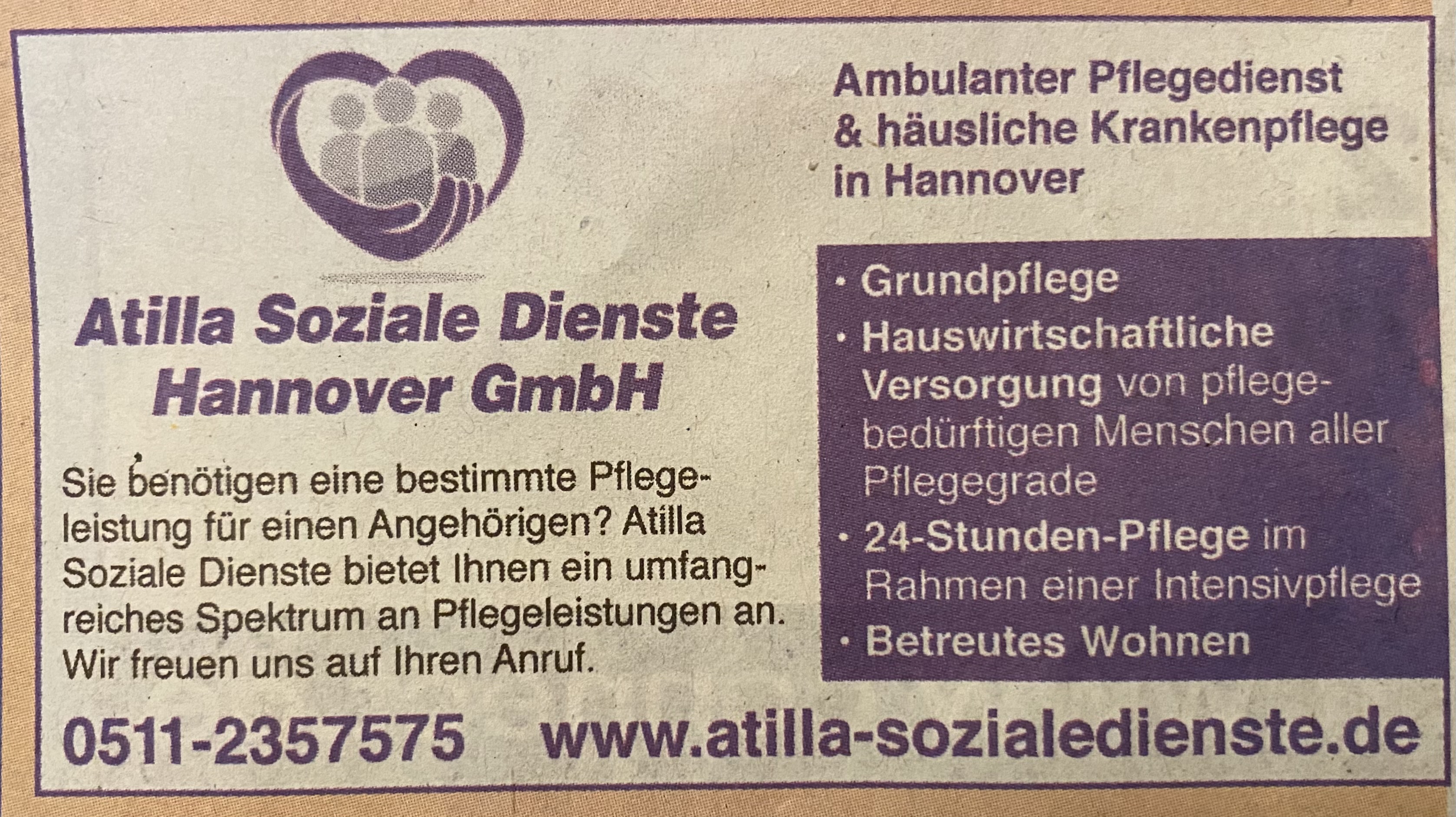Bild 1 Atilla Soziale Dienste Hannover GmbH in Hannover