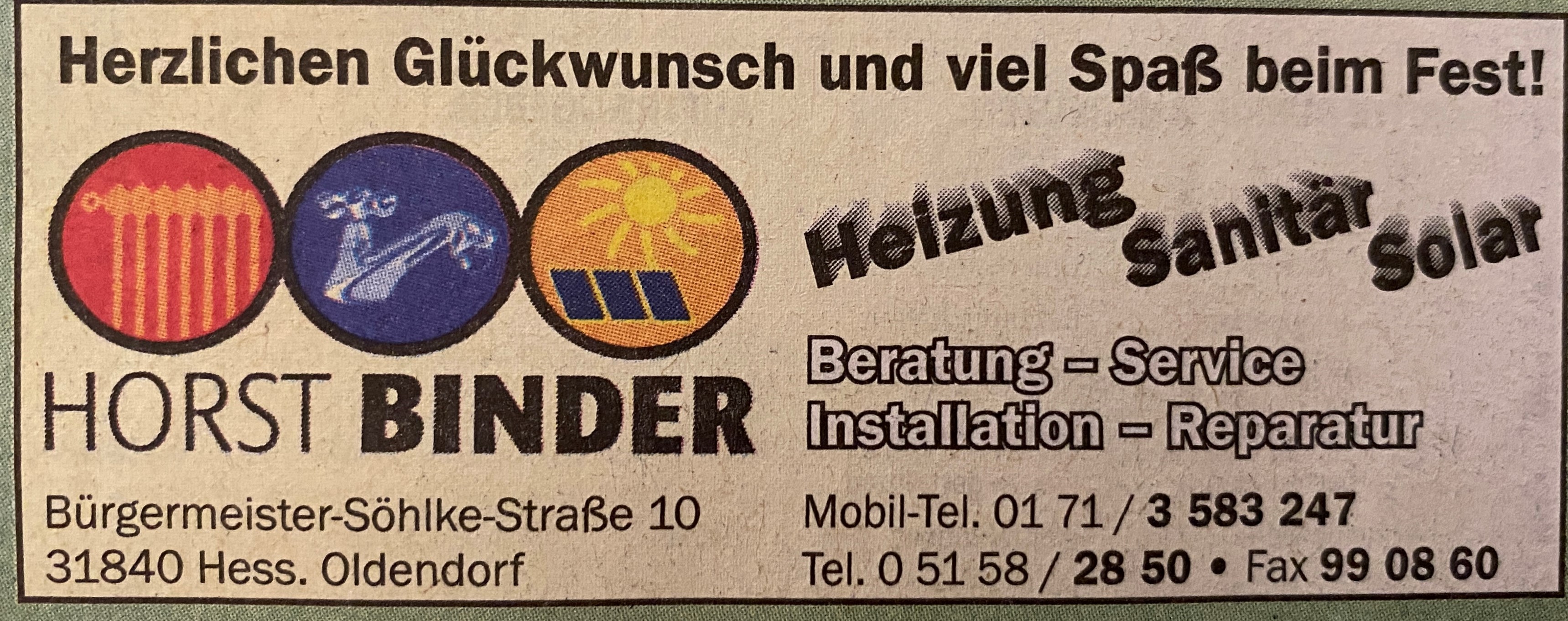 Bild 1 Binder Heizung Sanitär Solar in Hessisch Oldendorf