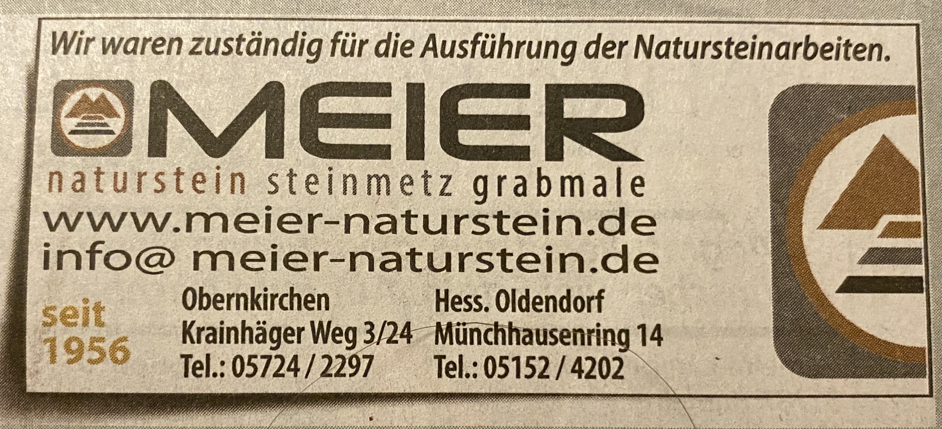 Bild 1 Meier Natursteinbetrieb GmbH in Obernkirchen