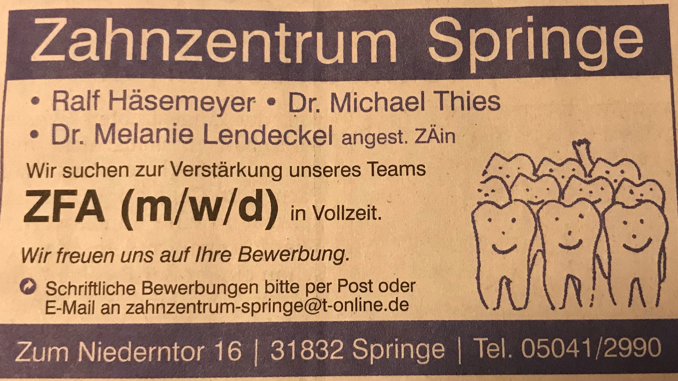 Bild 1 Häsemeyer Ralf, Thies Michael Dr. Zahnärztliche Gemeinschaftspraxis in Springe