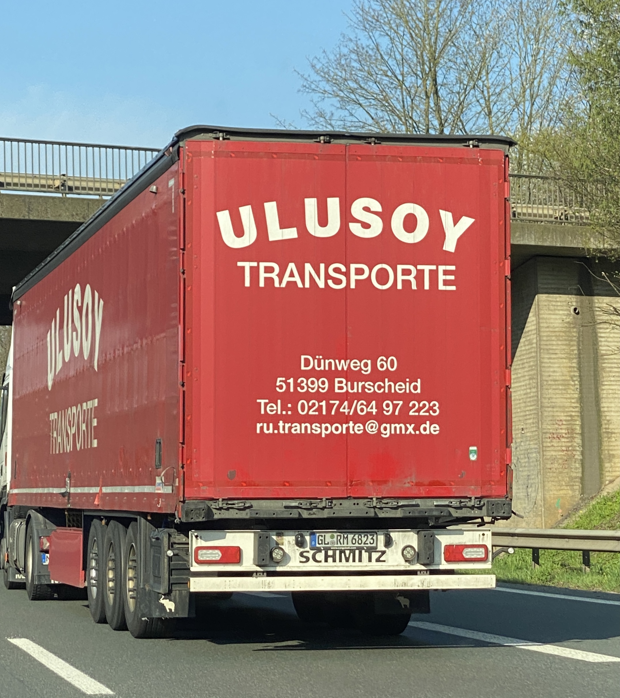 Bild 1 Ramazan Ulusoy Güterkraftverkehr RU Transporte in Burscheid