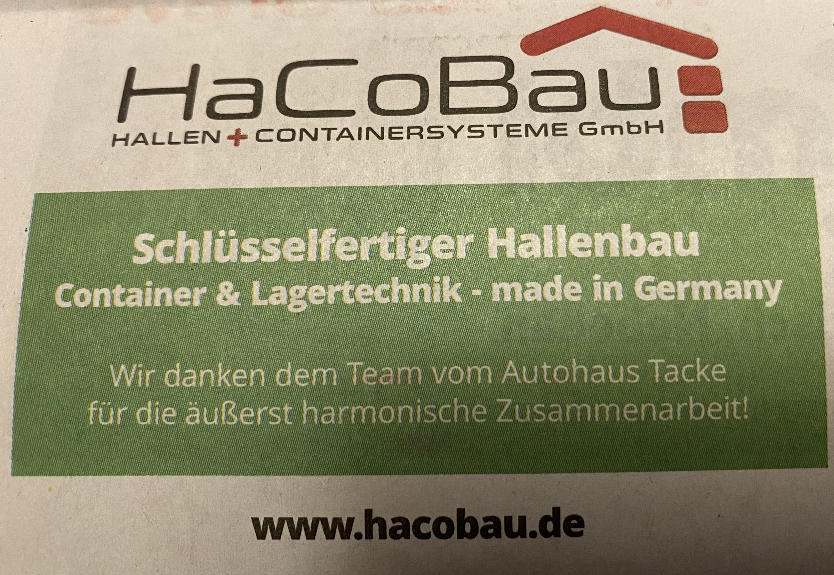 Bild 1 HaCoBau Hallen- und Containersysteme GmbH in Hameln