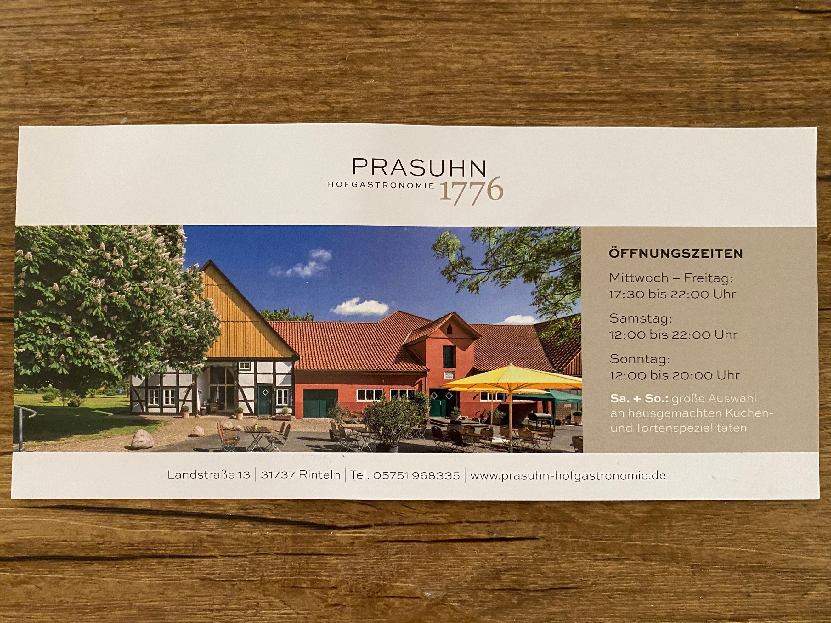 Bild 9 Prasuhn's Landbistro + Biergarten in Rinteln