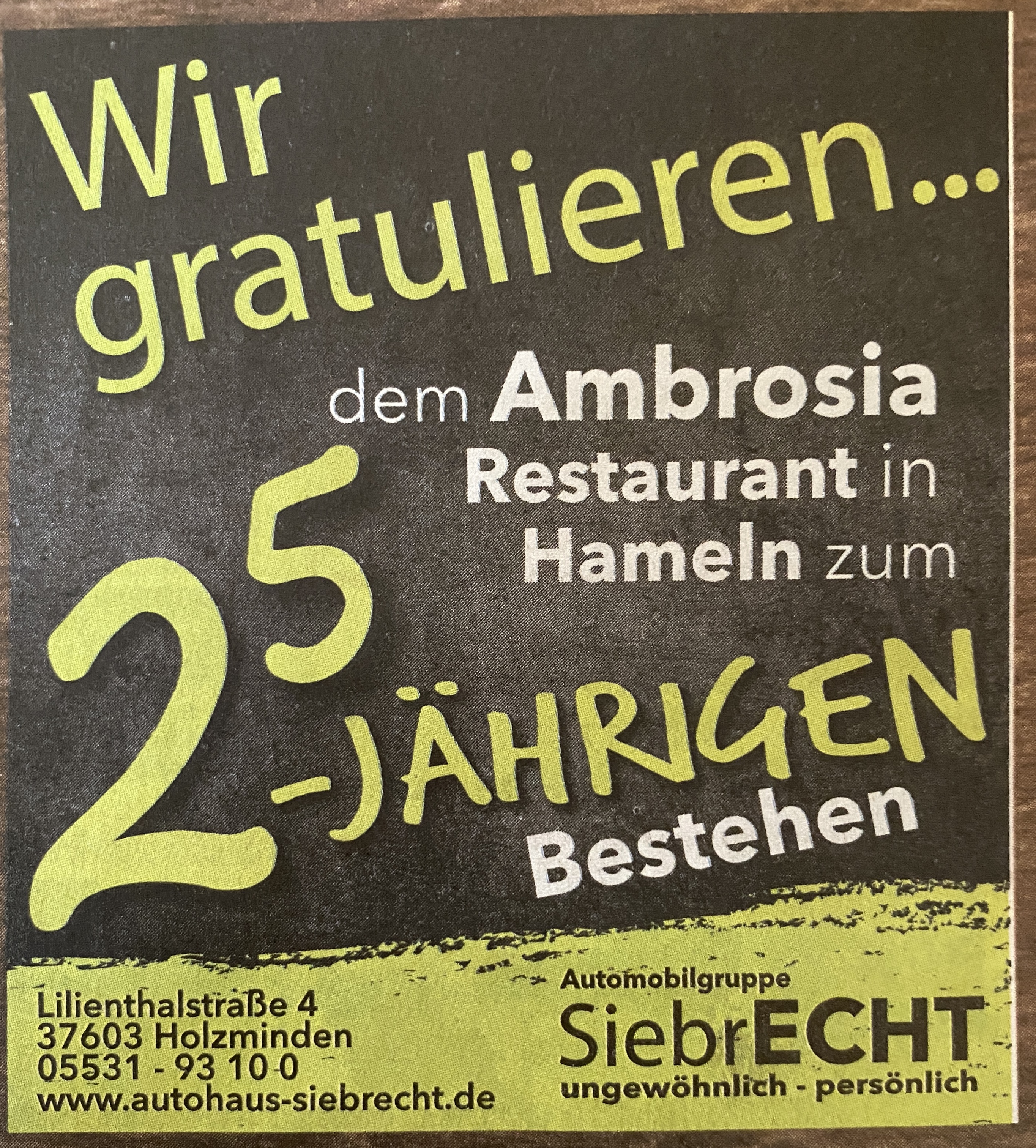 Bild 2 Ambrosia in Hameln