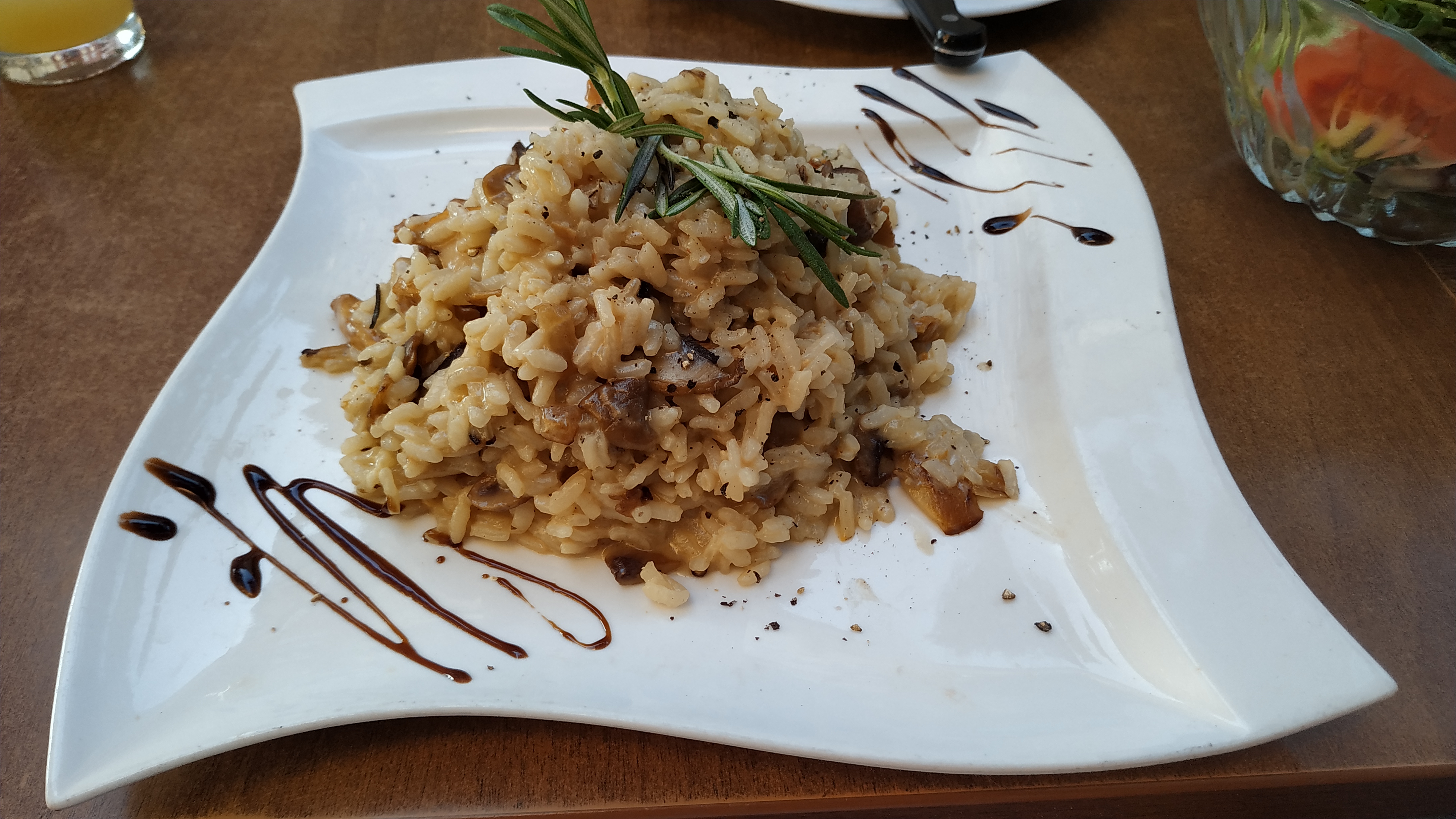 Risotto mit gemischten Pilzen (Empfehlungskarte)