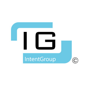 Das Logo von IntentGroup. Ein führendes Unternehmen mit innovativen Lösungen und erstklassigem Team.